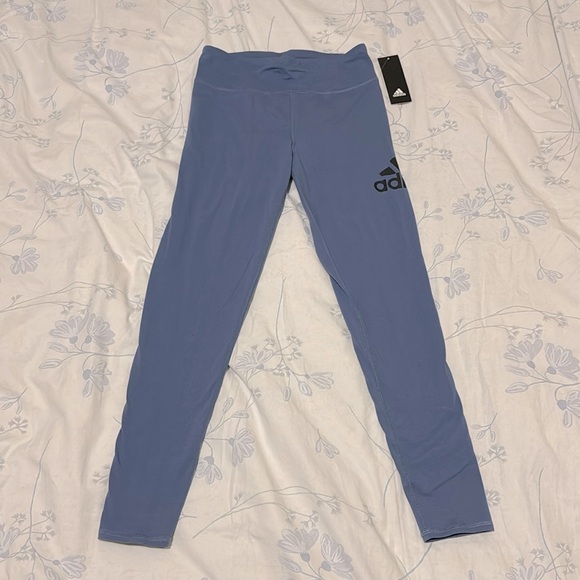 Adidas Girls Activewear Leggings (Size: XL) - Picture 1 of 5